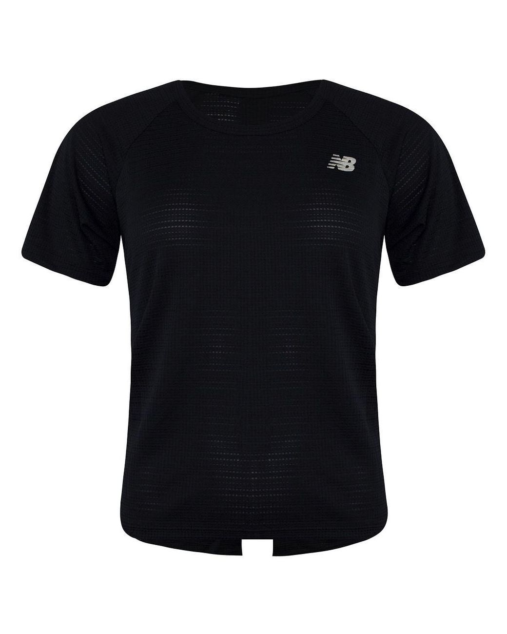 New Balance Black Short Sleeve Round Neck Total Performance T-Shirt Wt03154 Bk