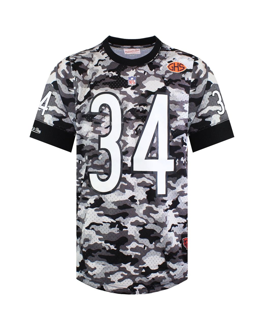Mitchell & Ness Black Nfl Chicago Bears Walter Payton Mesh Top for men