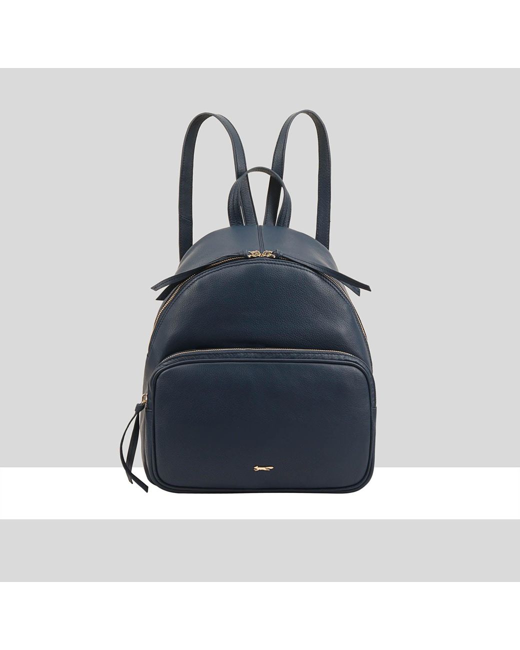 Paul Costelloe Blue Nasia Leather Backpack