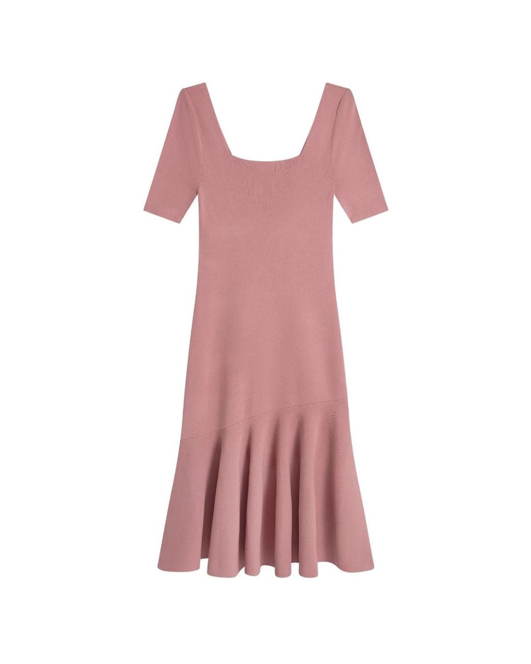 Ted Baker Pink Miyhaa Knitted Flippy Skirt Dress
