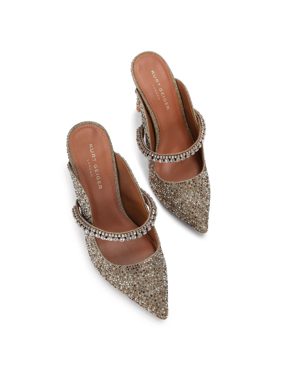 Kurt Geiger Metallic Kgl Embellished Mule Mules