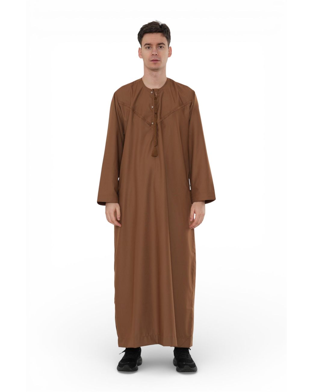Thobez Brown Eid Moroccan Jubba Robe Djellaba Ramadan Eid Thobe for men