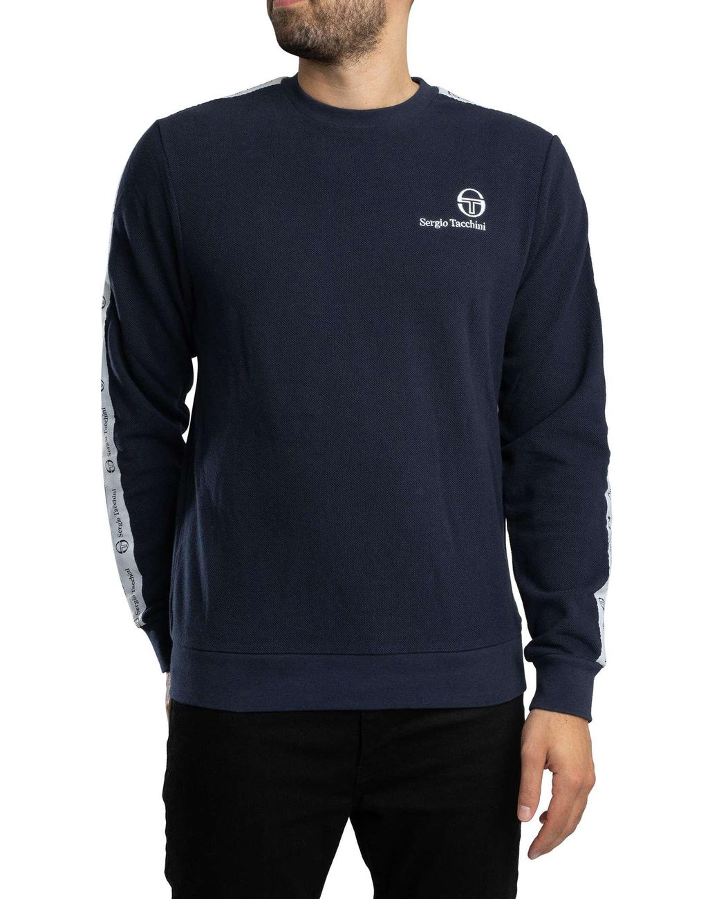 Sergio Tacchini Blue Delman Sweatshirt for men