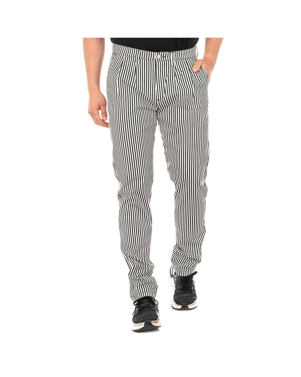 La Martina Gray Lmt007 Chinese Cut Pants for men