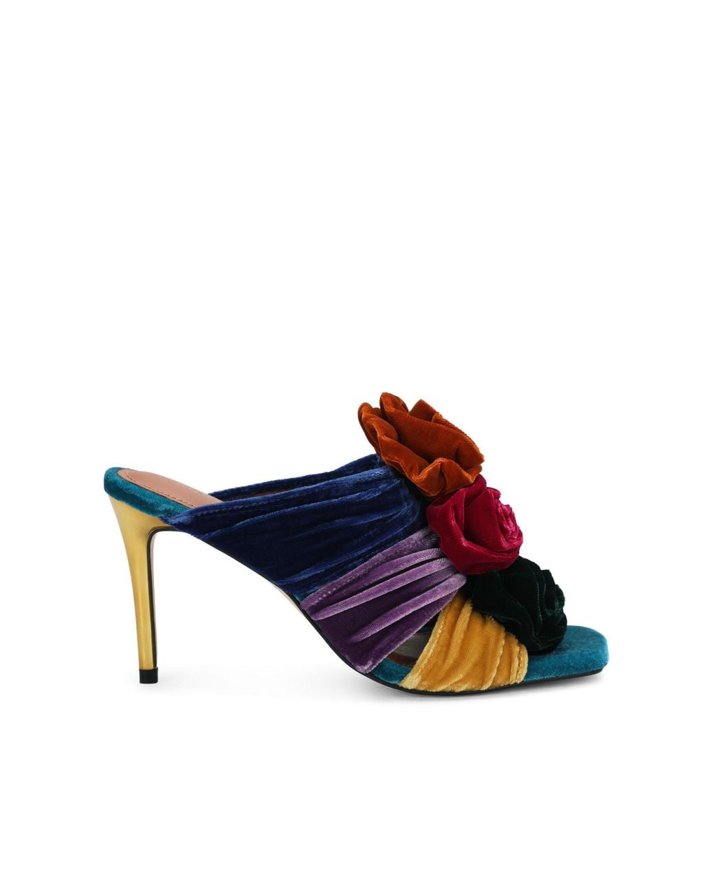 Kurt Geiger Blue Bloom Mule Mules