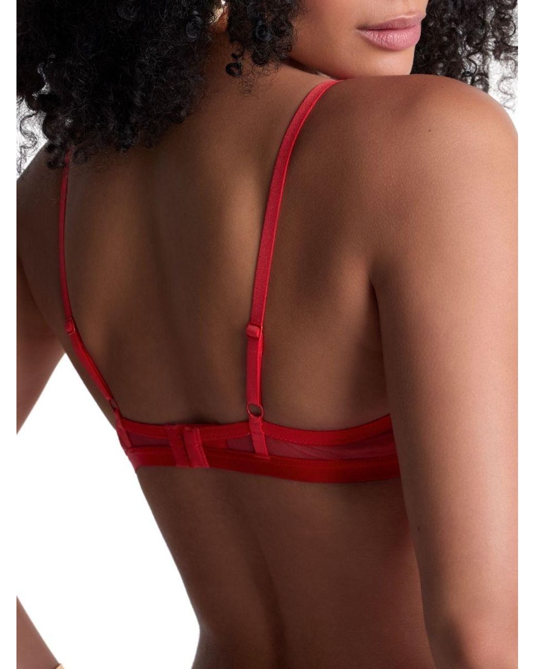 Aubade Red Rules Of Attraction Half Cup Bra