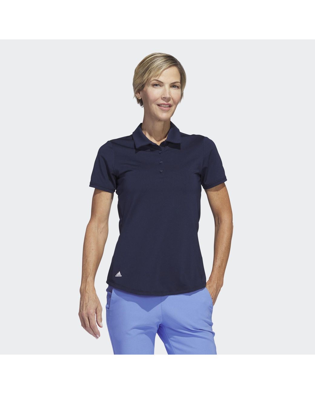Adidas Originals Blue Ultimate365 Solid Golf Polo Shirt