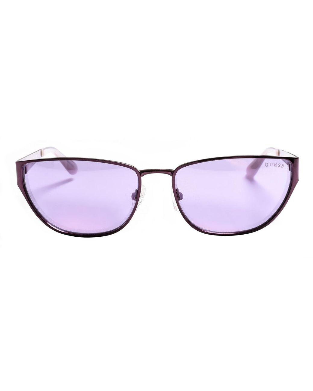 Guess Brown Metal Sunglasses With Rectangular Shape Gu7903