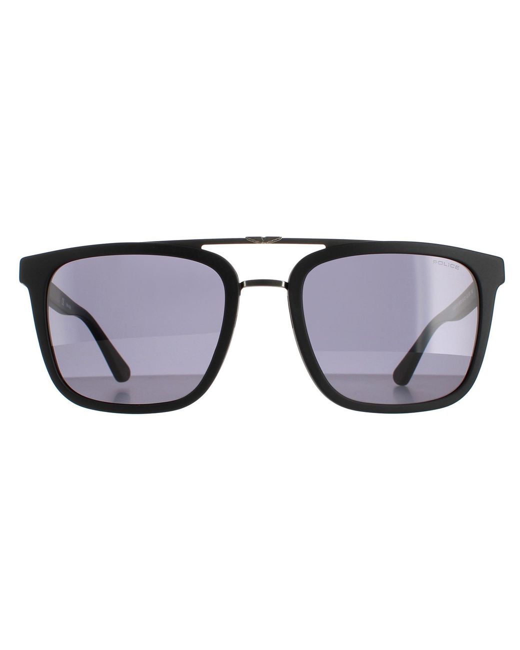 Police Black Square Matte Splb41 Origins 35 for men