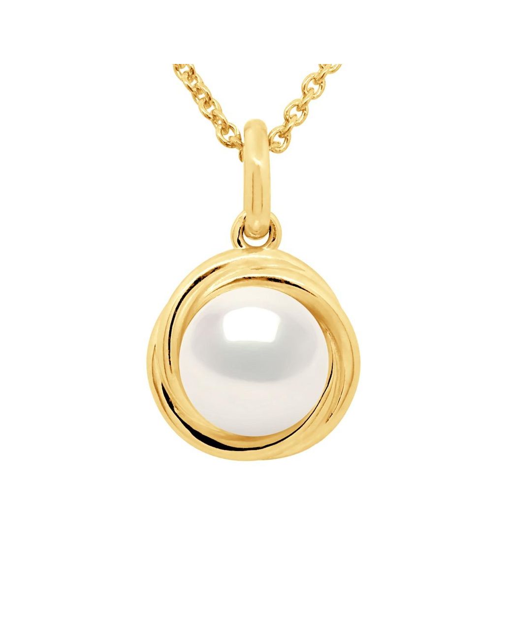 Ateliers Saint Germain Metallic Pendant Double Knot