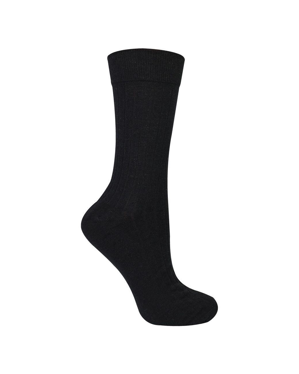Steve Madden Black Ladies Organic Cotton Camel Wool Socks