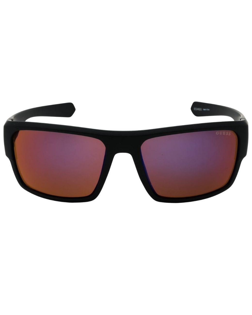 Guess Purple Curved Frame Lens Sunglasses for men