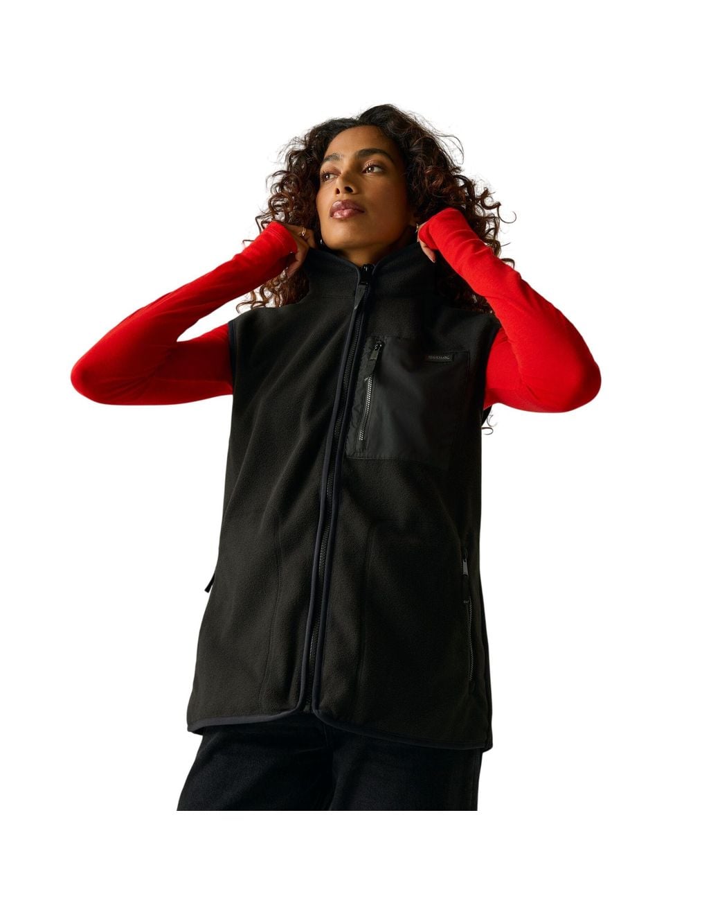 Regatta Red Ladies Frankie Microfleece Body Warmer
