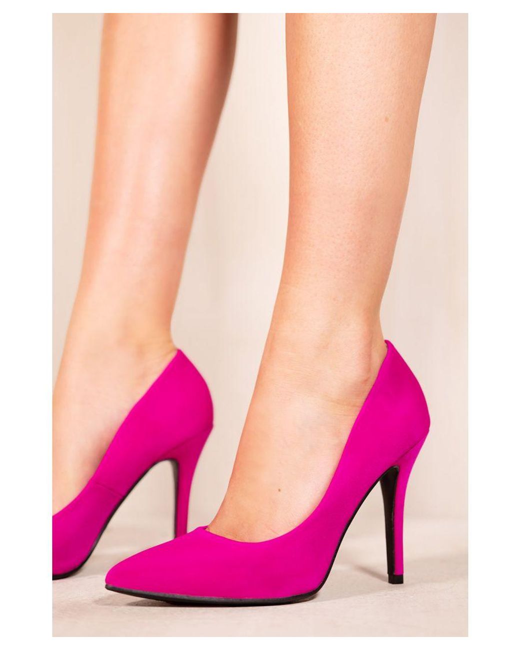 Pink stiletto shoes hotsell