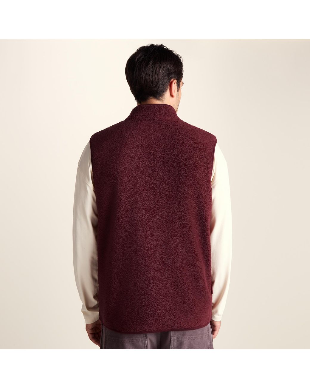 TOG24 Red Brierly Thermal Sherpa Gilet for men