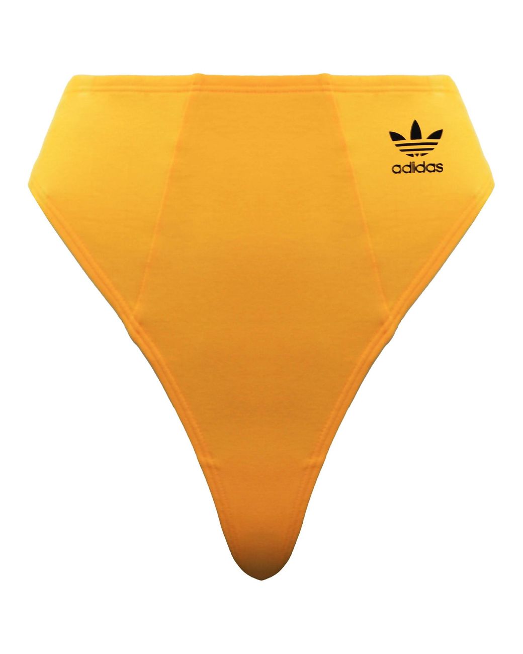 Adidas Orange Regular Fit Thong Cotton