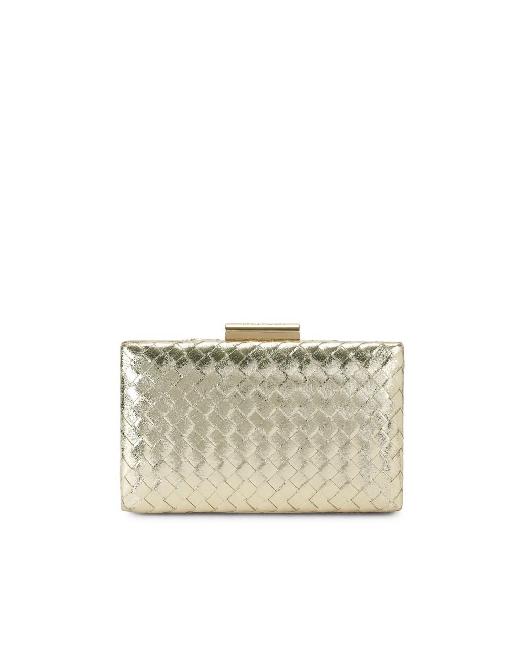 Carvela Kurt Geiger Metallic Palio Hard Clutch Bag