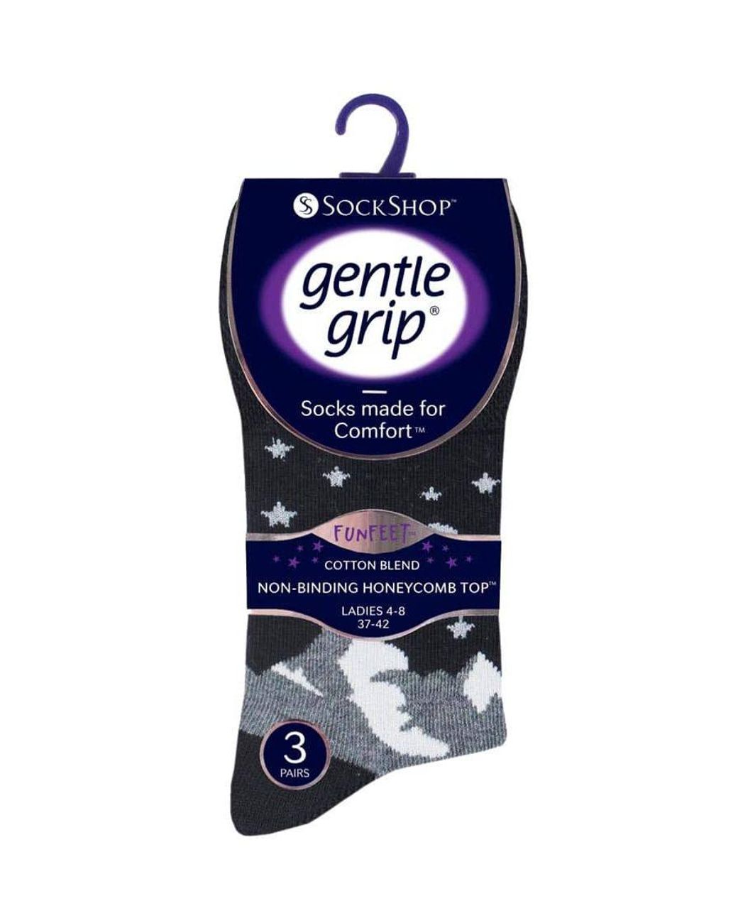 Gentle Grip Black Gentle Grip Womens