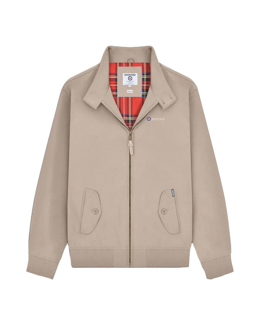 Lambretta Multicolor Shower Resistant Harrington Jacket for men