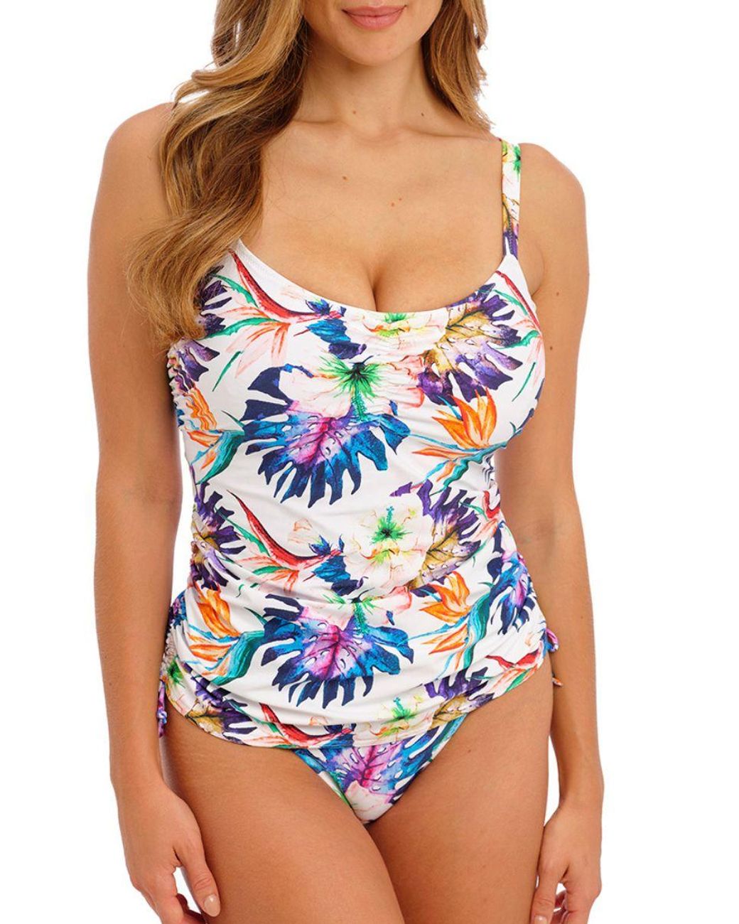 Fantasie Blue Paradiso Adjustable Side Tankini Top