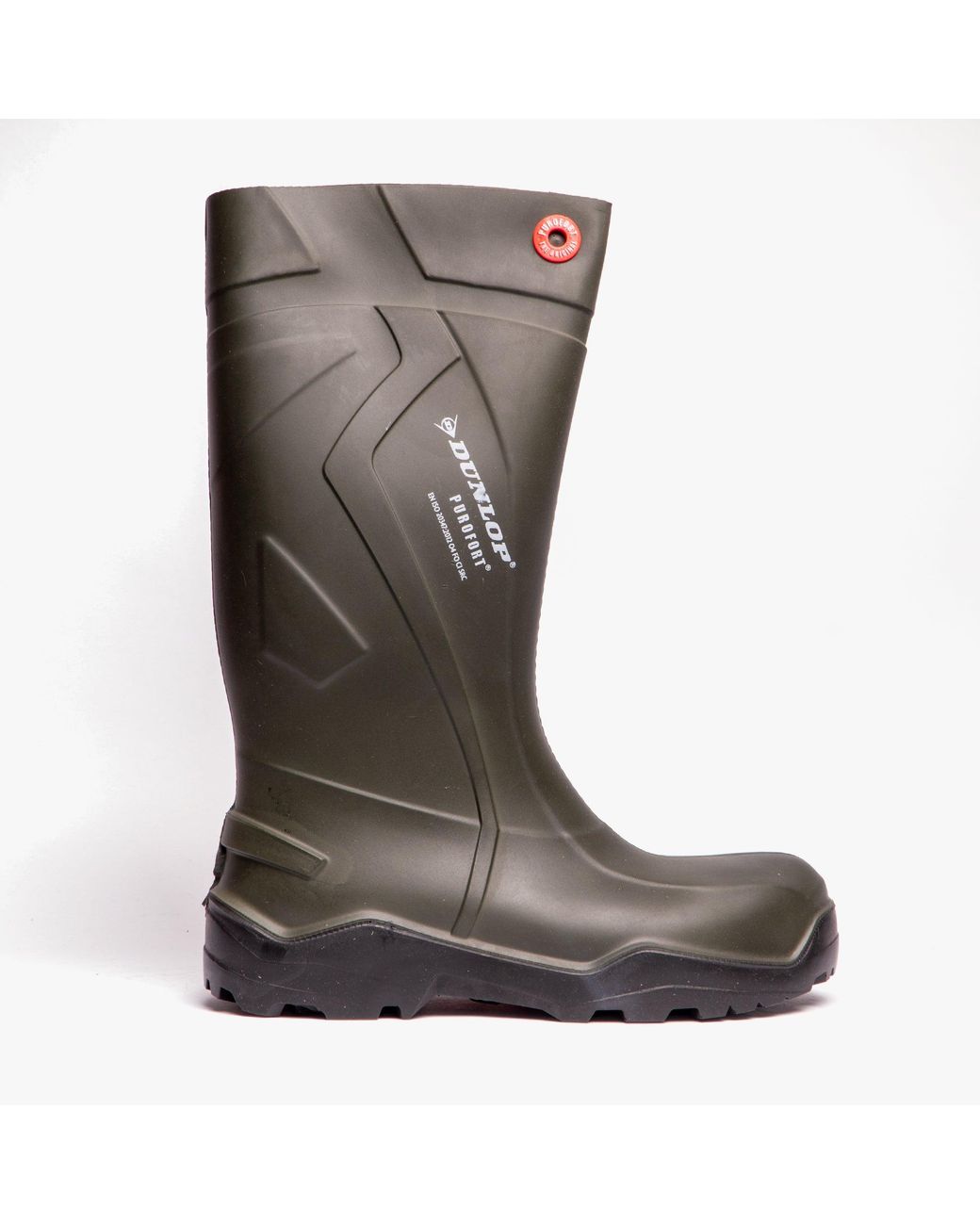 Dunlop Brown Purofort+ Non-Safety Wellington Boots