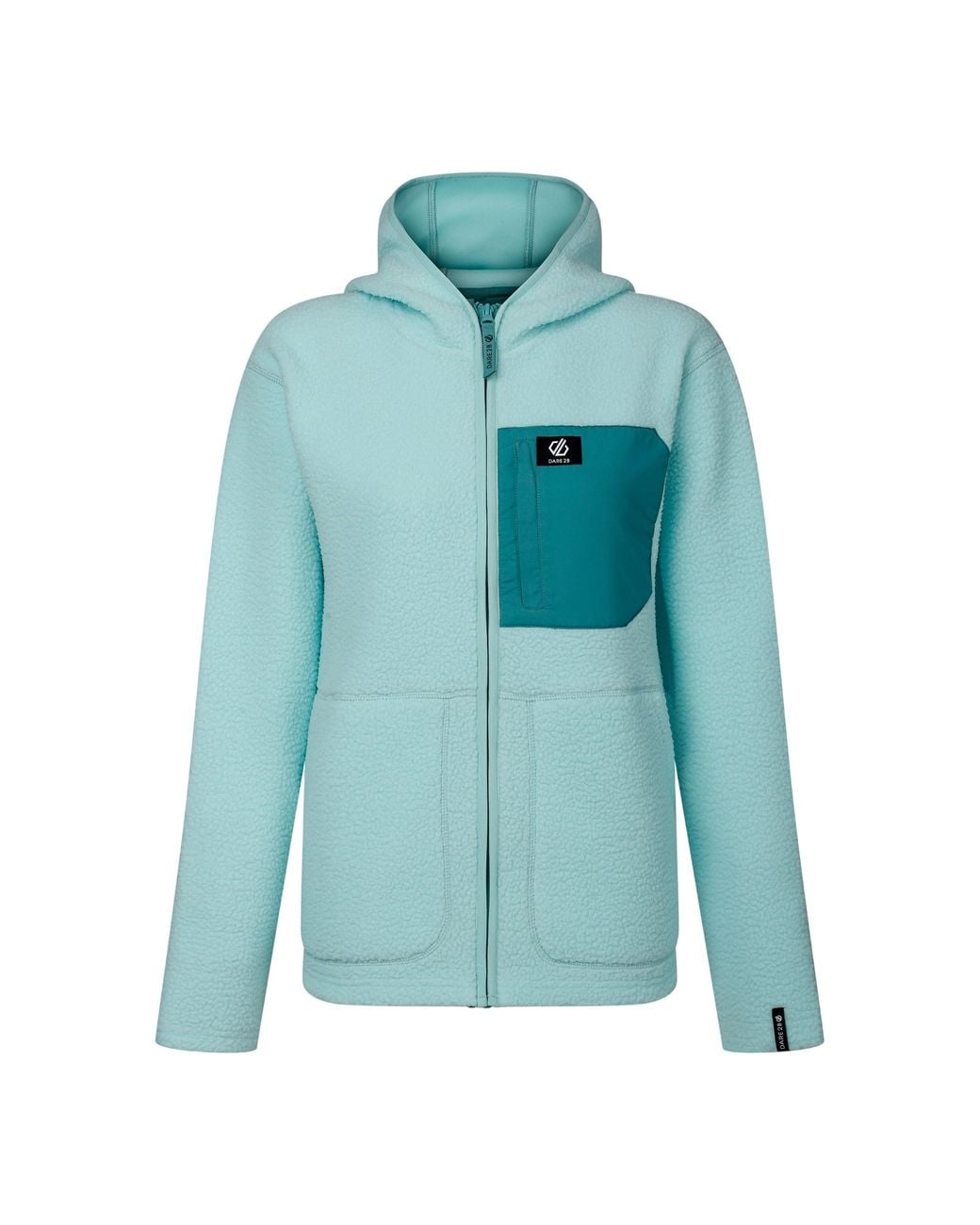 Dare 2b Blue Ladies Firn Borg Hooded Fleece (Water Ballet)
