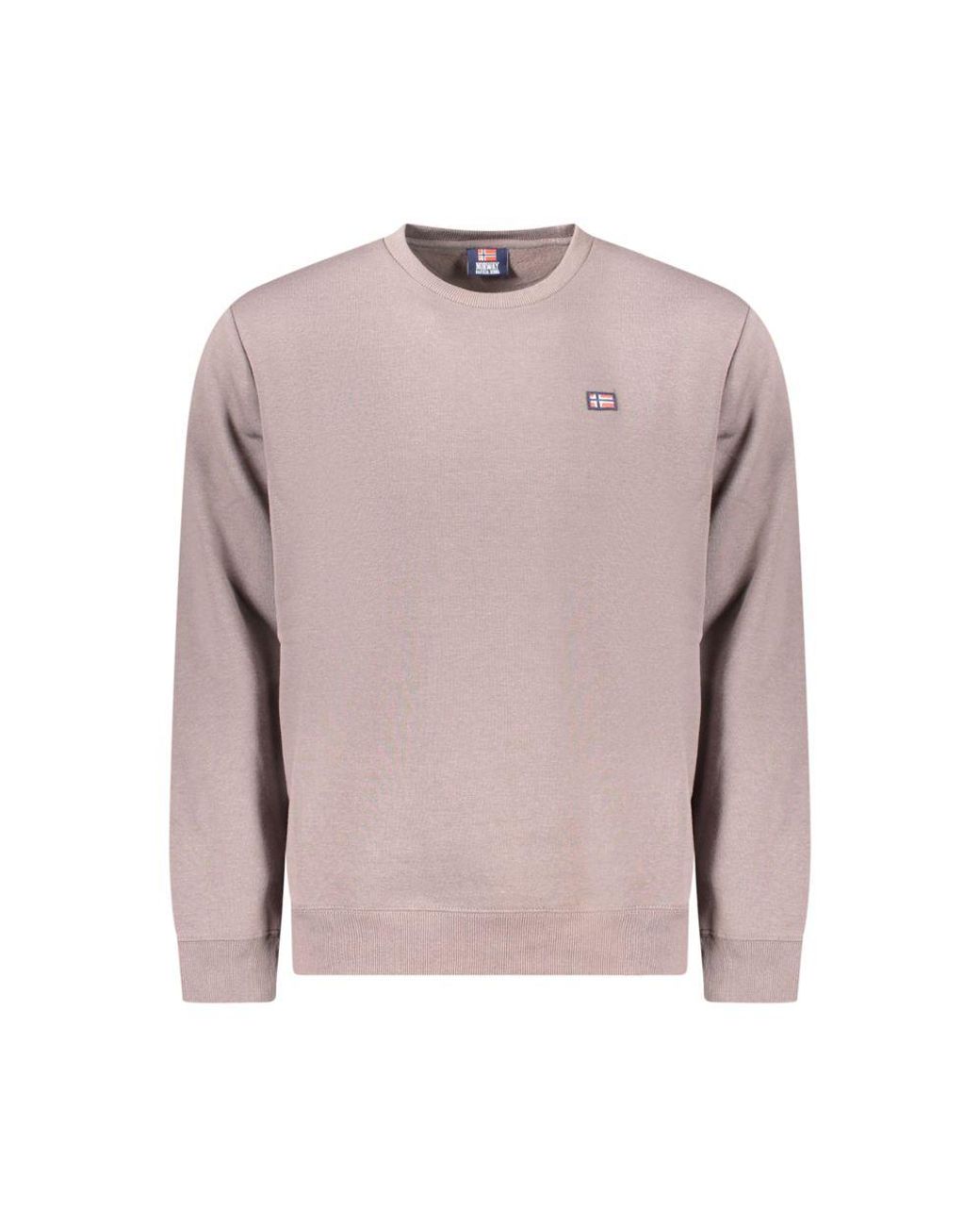 Norway 1963 Pink Crew Neck Long Sleeve Sweatshirt for men