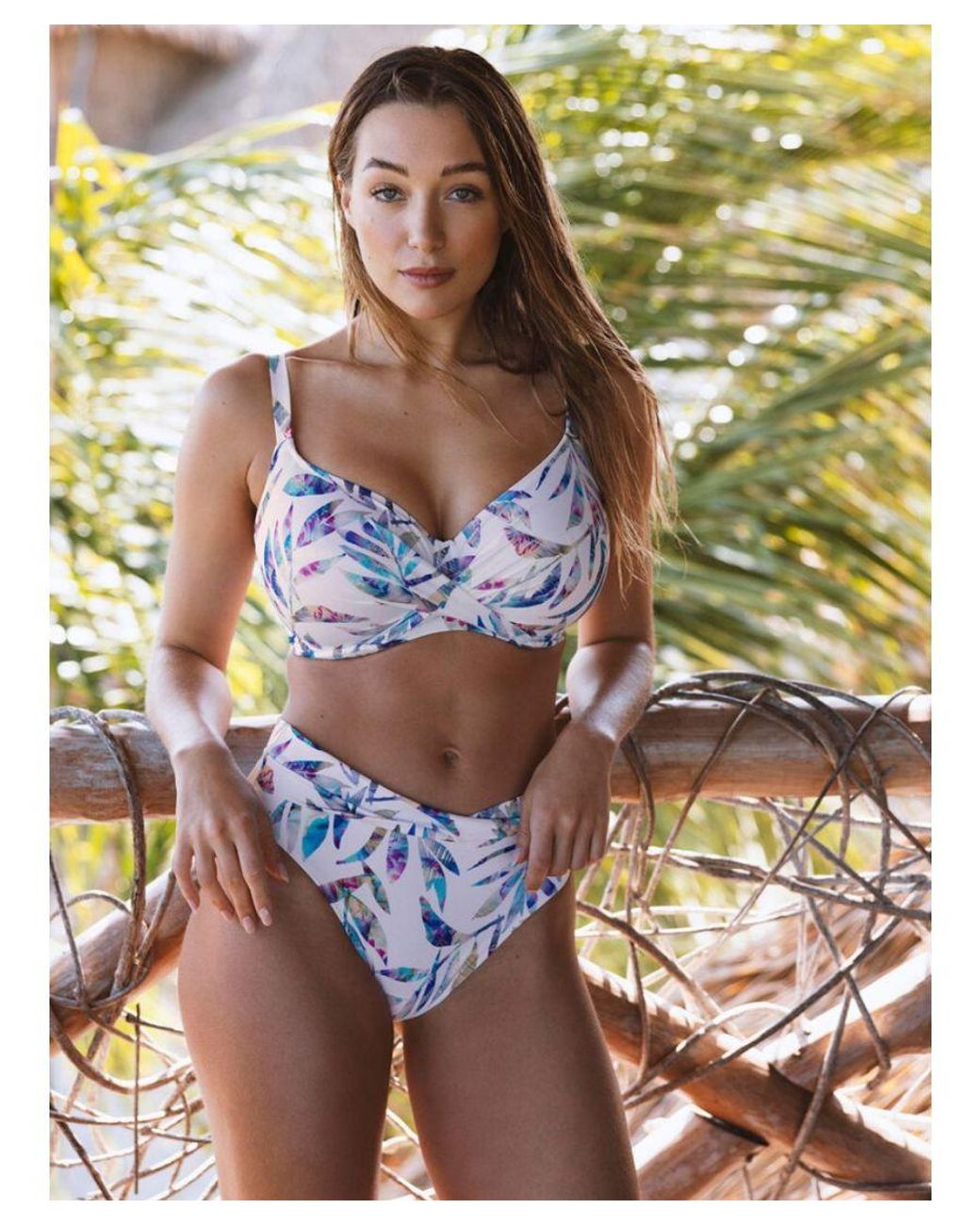 Fantasie Blue Calypso Harbour Full Cup Bikini Top