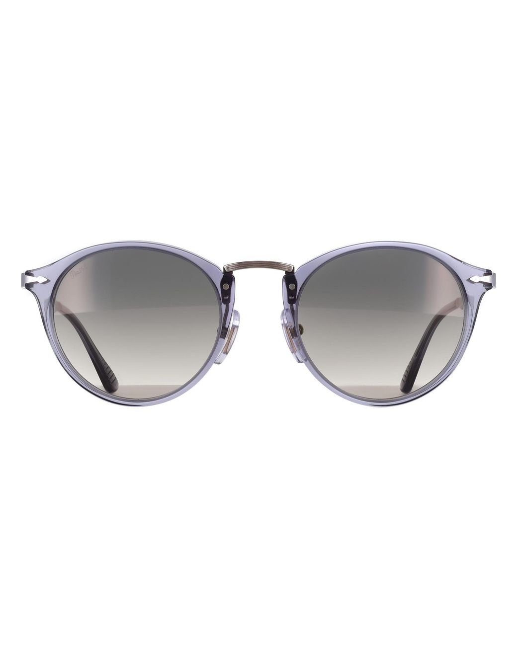 Persol Gray Round Transparent Ocean Clear Gradient Po3166S