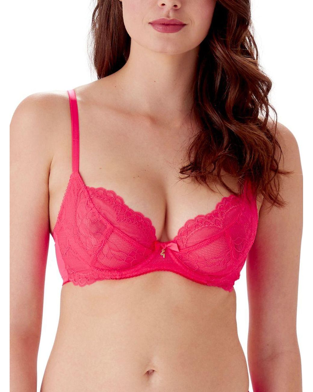 Gossard Red Superboost Lace Non Padded Plunge Bra