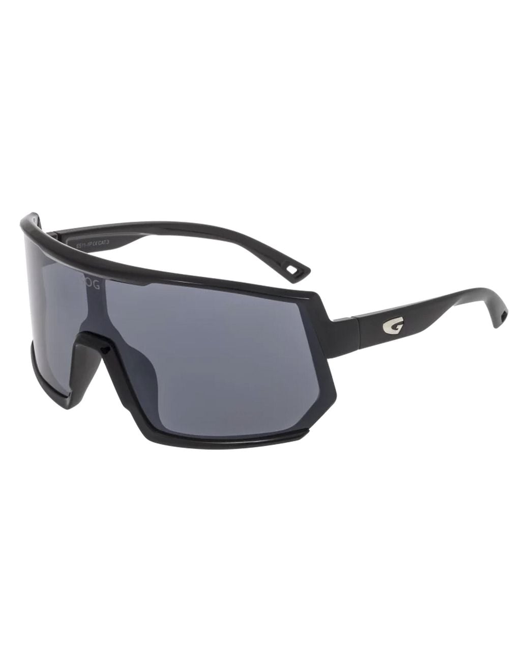 G.O.D Eyewear Black Polarised Uv400 Cycling Sunglasses With Anti-Fog Mirror Hydrophobic Lens