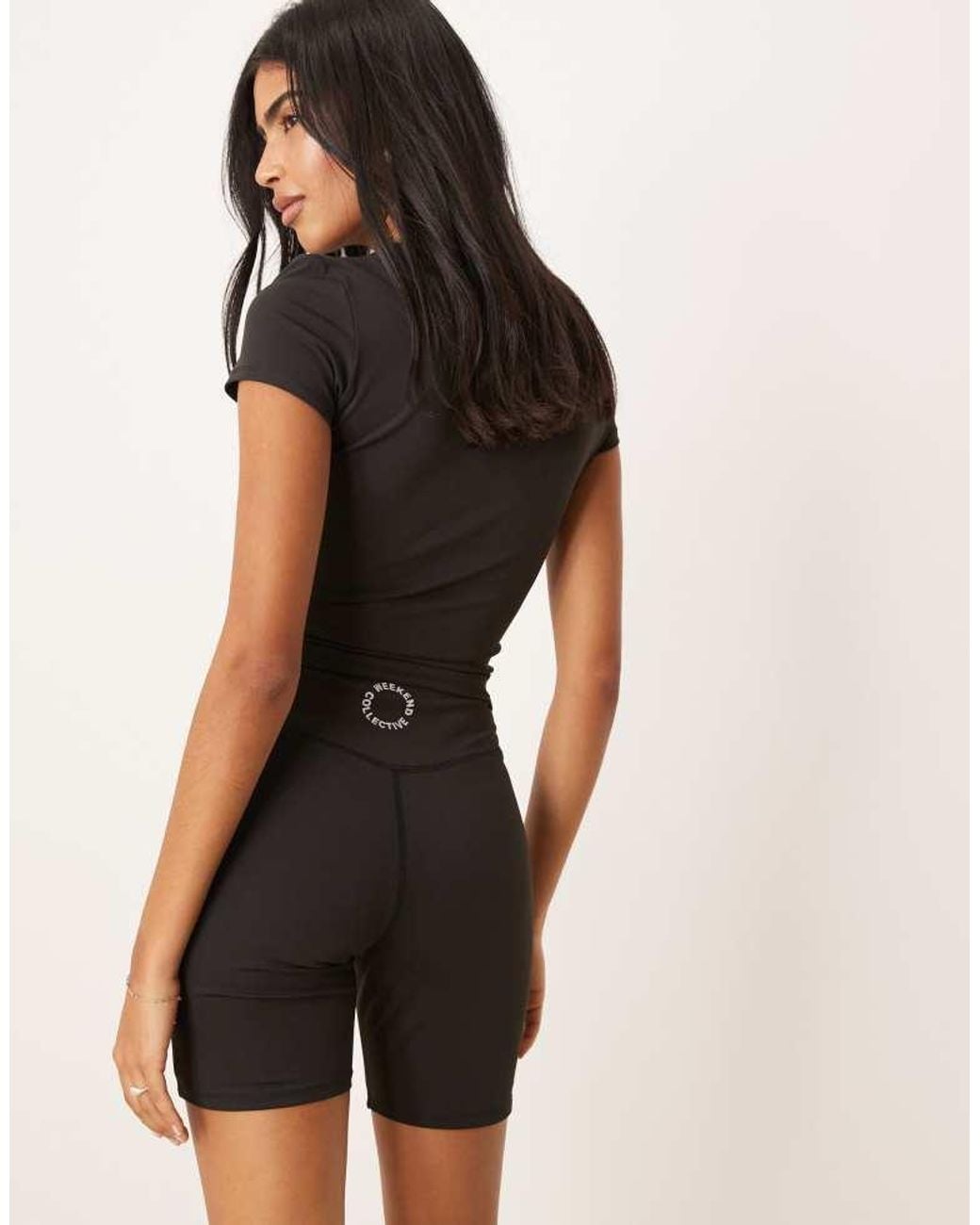 ASOS Natural Design Slinky Short Co-Ord