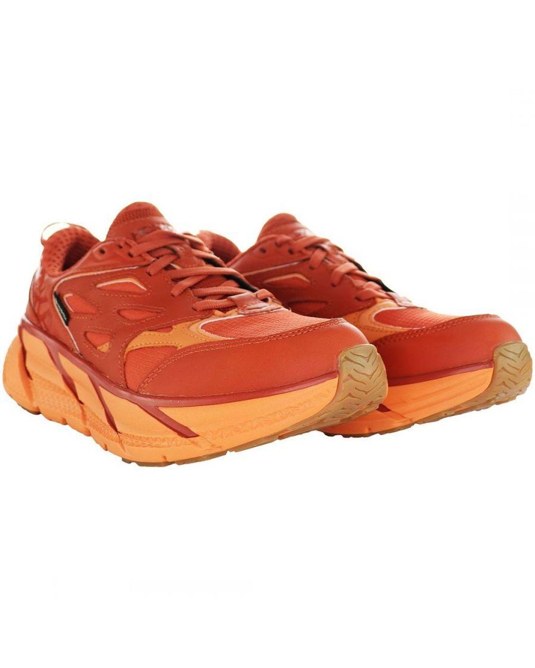 Hoka One One Orange Clifton L Gore-Tex Trainers for men