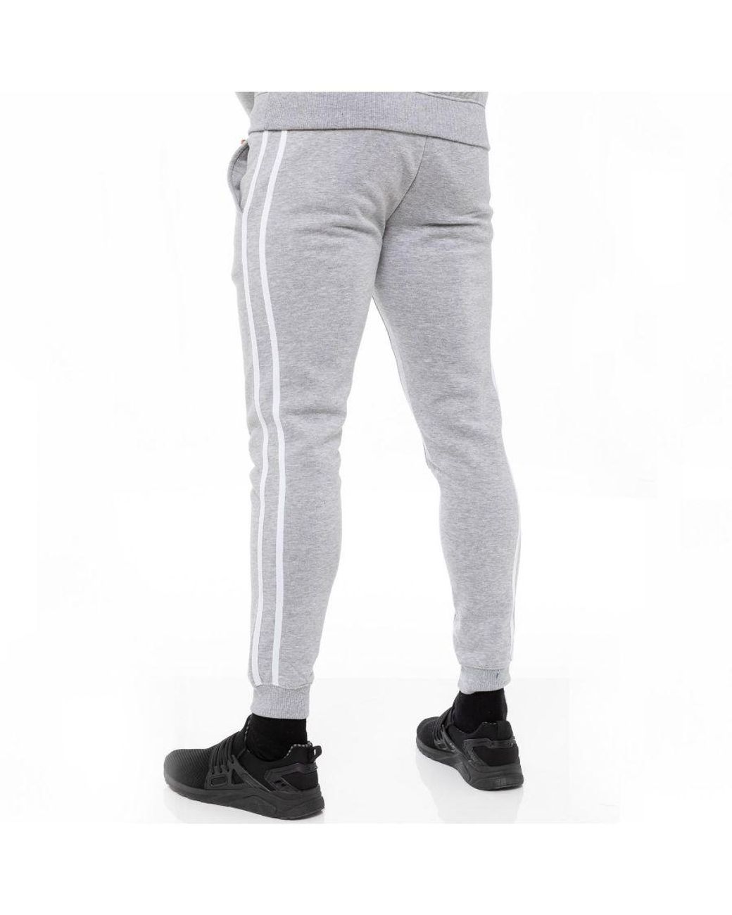 Enzo Gray Tracksuit Joggers for men