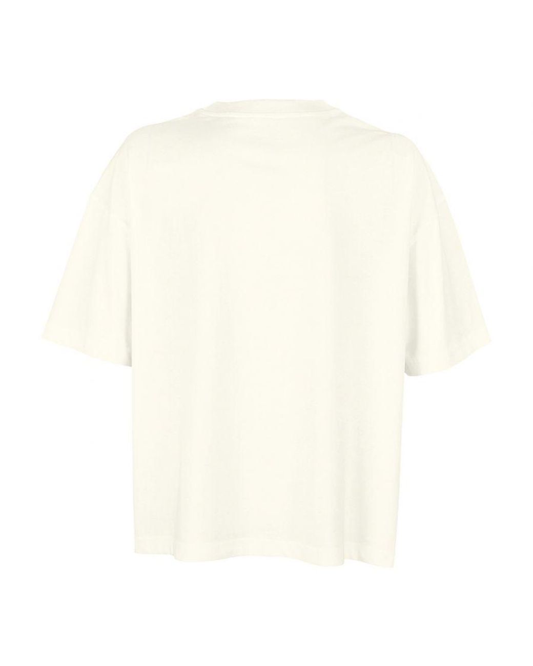 Sol's White Ladies Boxy Organic Oversized T-Shirt (Off)