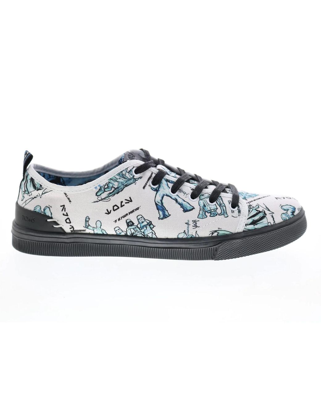 TOMS Blue Trvl Lite Low Star Wars Trainers Canvas