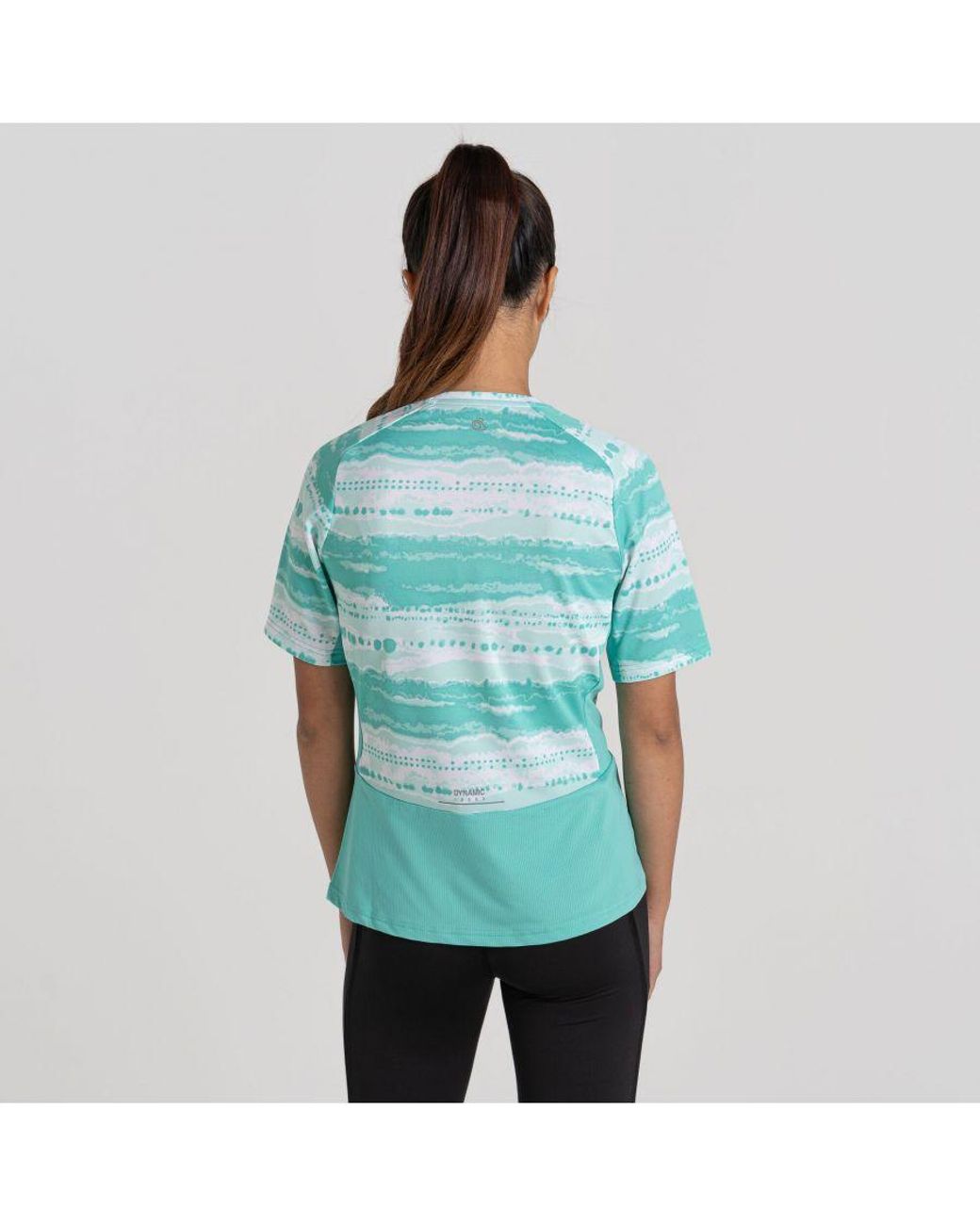 Craghoppers Blue Dynamic Pro Ss T-Shirt Ocean Print