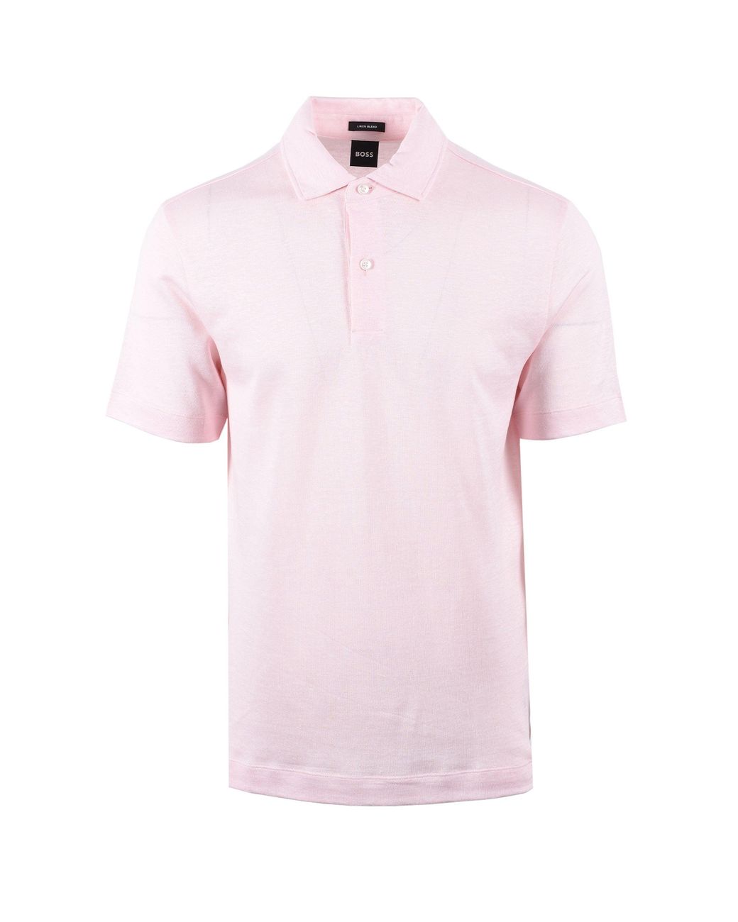 Boss Pink H Press Polo Open Cotton for men