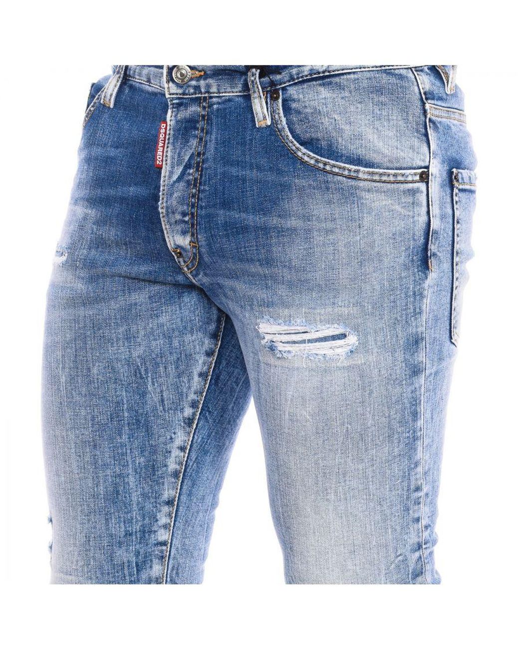 DSquared² Blue Long Pants S71Lb1255-S30664 for men
