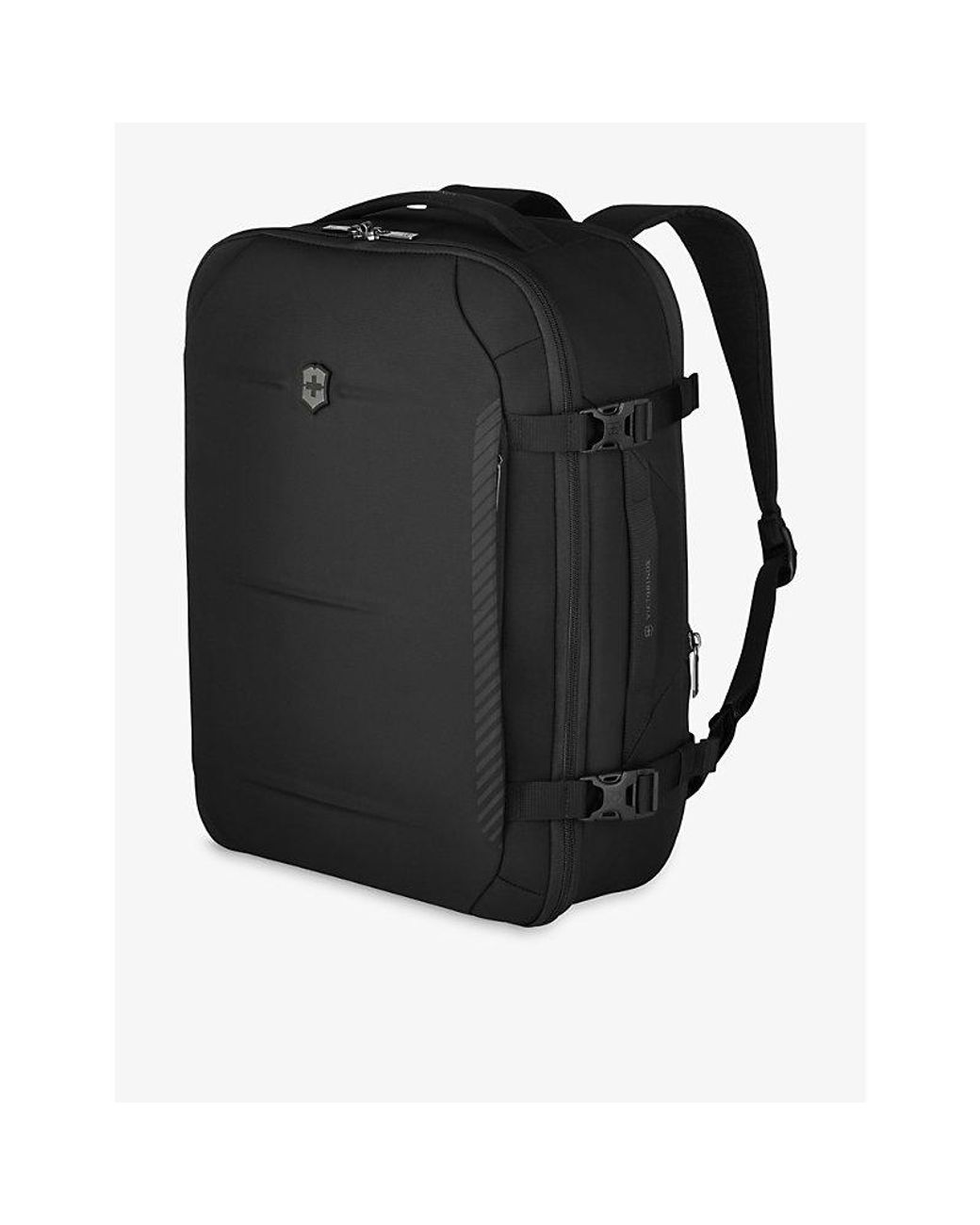 Victorinox Crosslight Brand-badge Zip-through Recycled-polyester Boarding  Bag in Black | Lyst