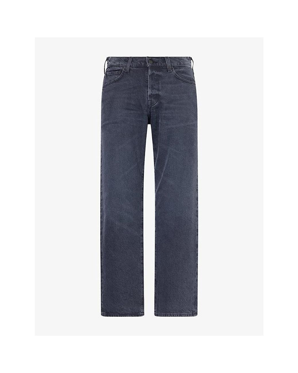 Citizens of Humanity Blue Beau Relaxed Straight-Leg Denim Jeans for men