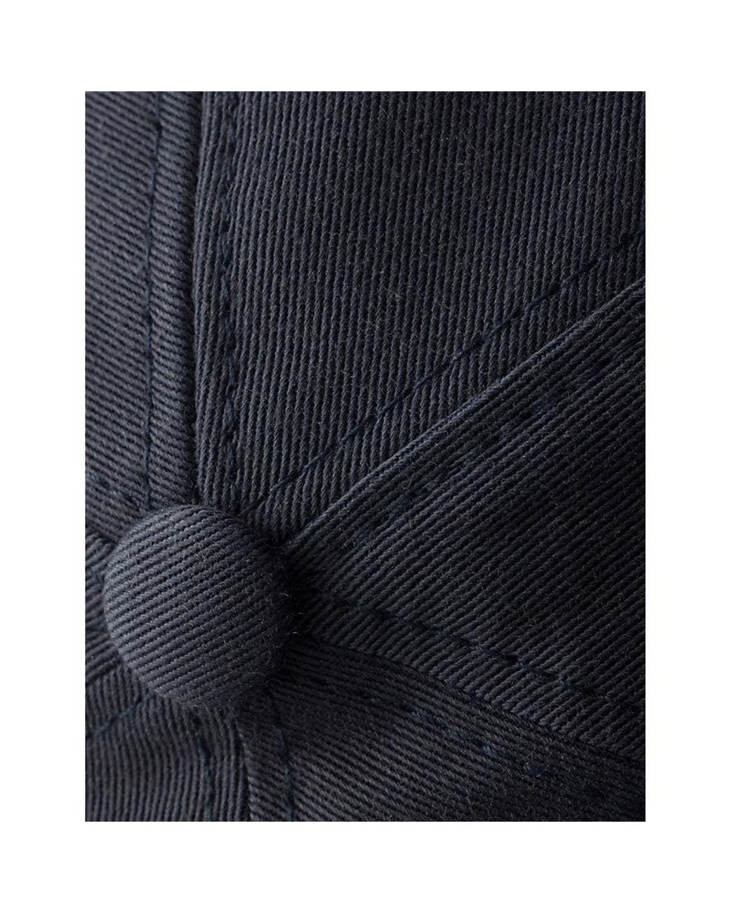 Prada Blue Old Gabardine Cotton Baseball Cap for men