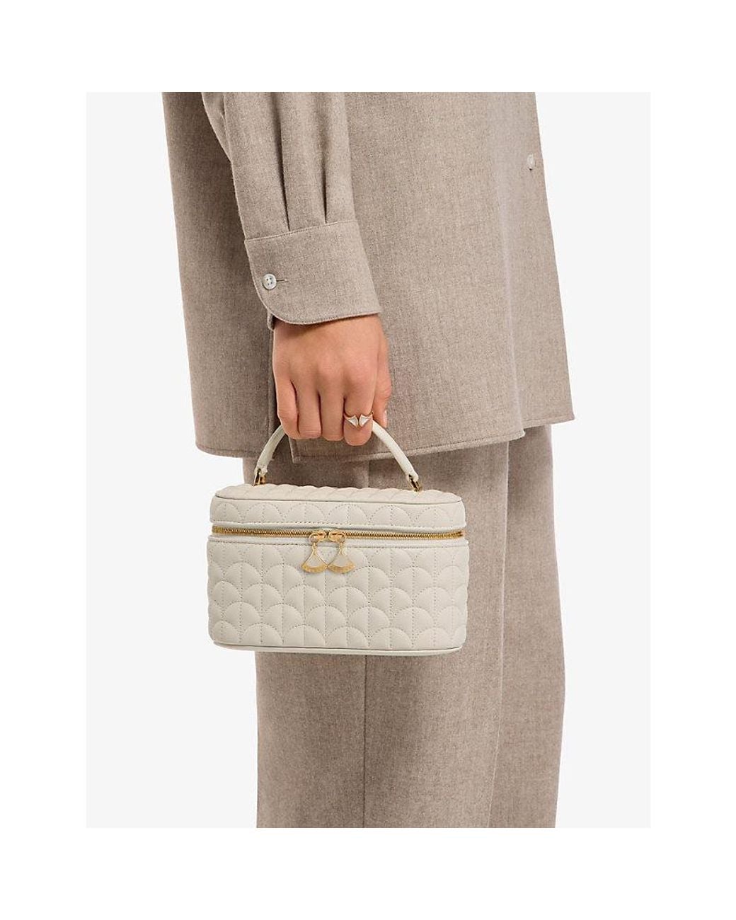 BVLGARI White Divas' Dream Leather Vanity Case