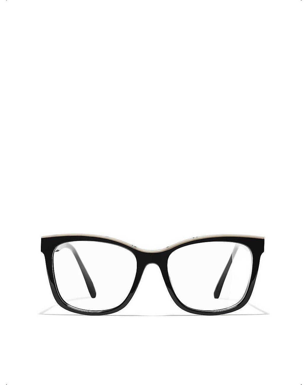 Chanel Square Eyeglasses in Black