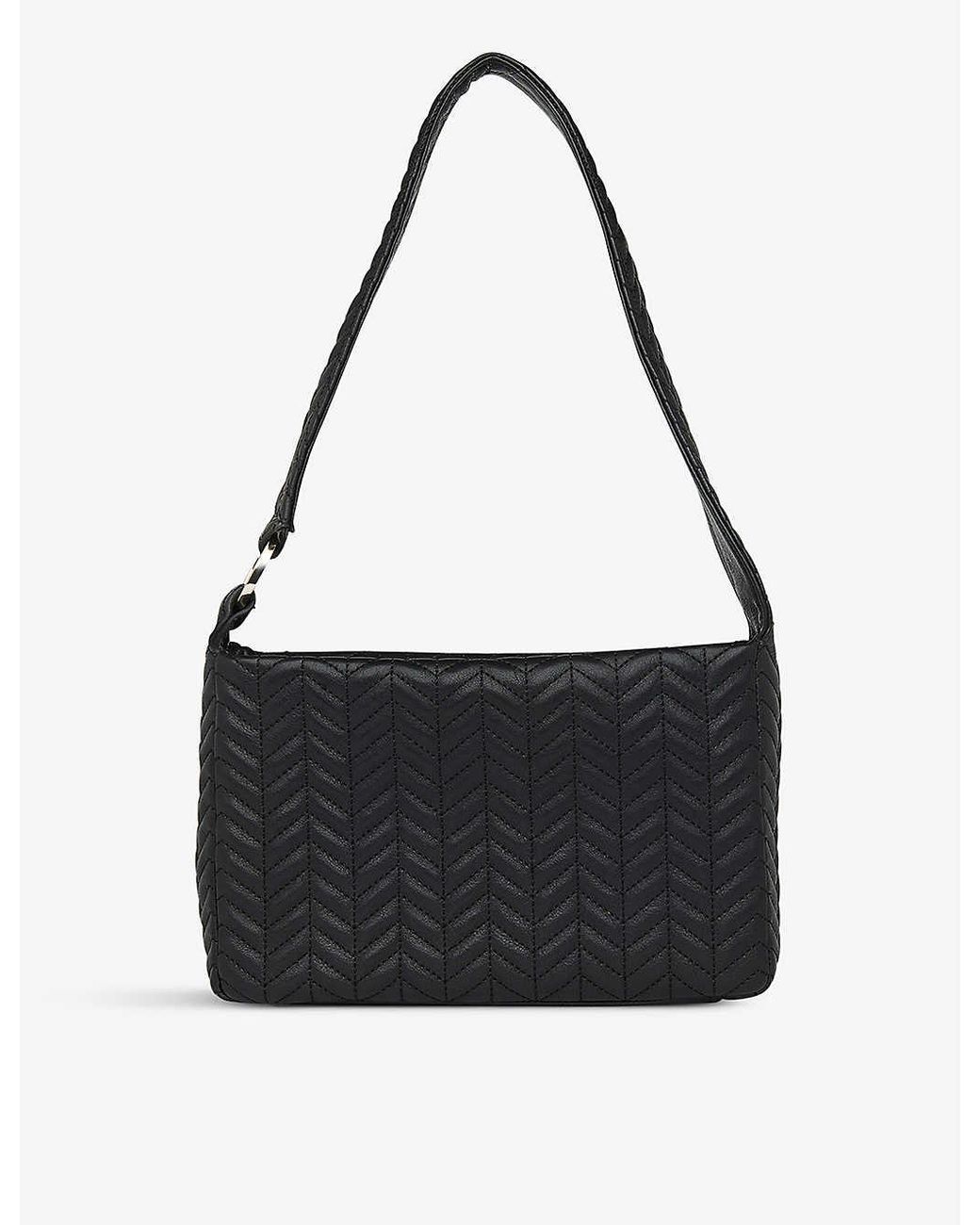 Whistles Emine Quilted Leather Shoulder Bag in Black Lyst UK