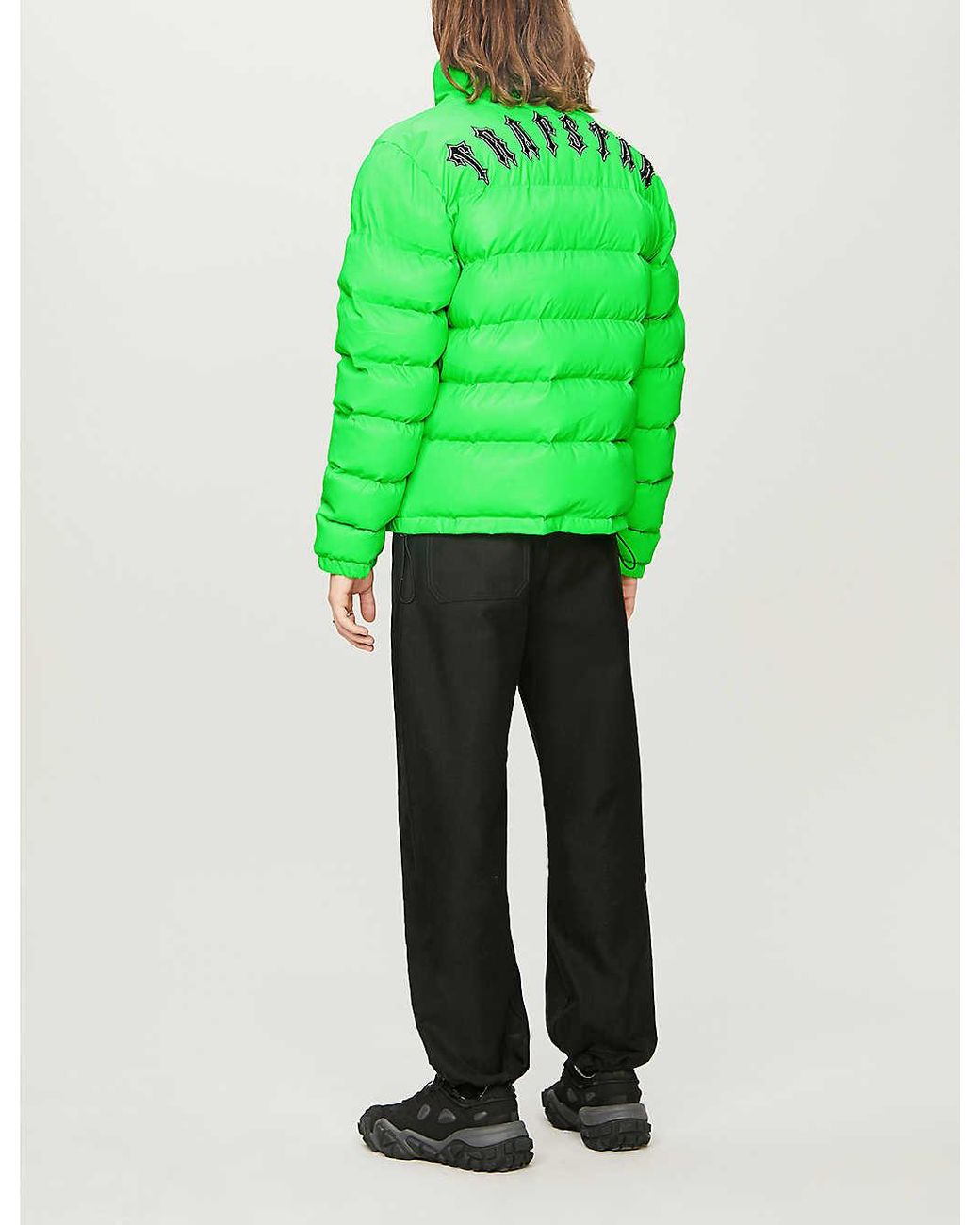 Trapstar Irongate Brand-embroidery Funnel-neck Shell Jacket Trapstar Irongate Brand-embroidery Funnel-neck Shell Jacket