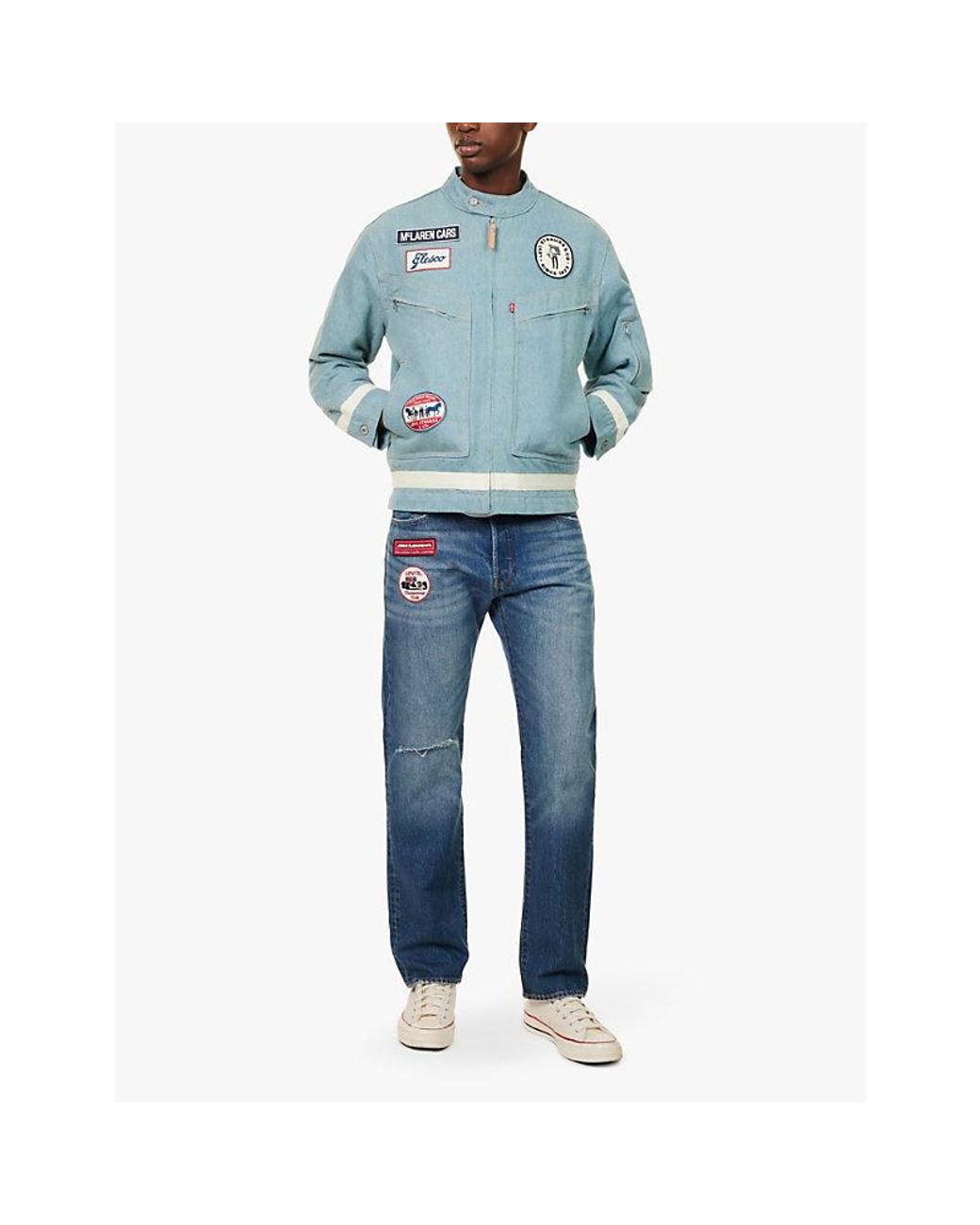 Levi's Levi's X Mclaren Racing Brand-patch Relaxed-fit Denim