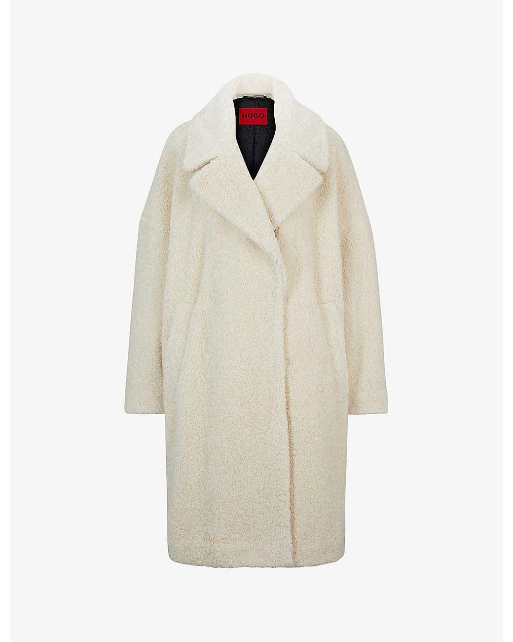 Hugo boss fur coat deals
