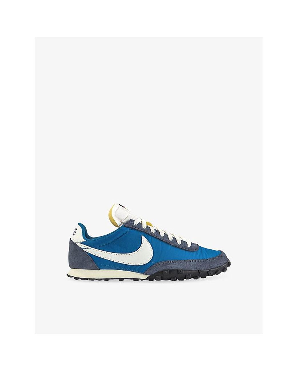 Nike Blue Waffle Suede And Mesh Trainers for men