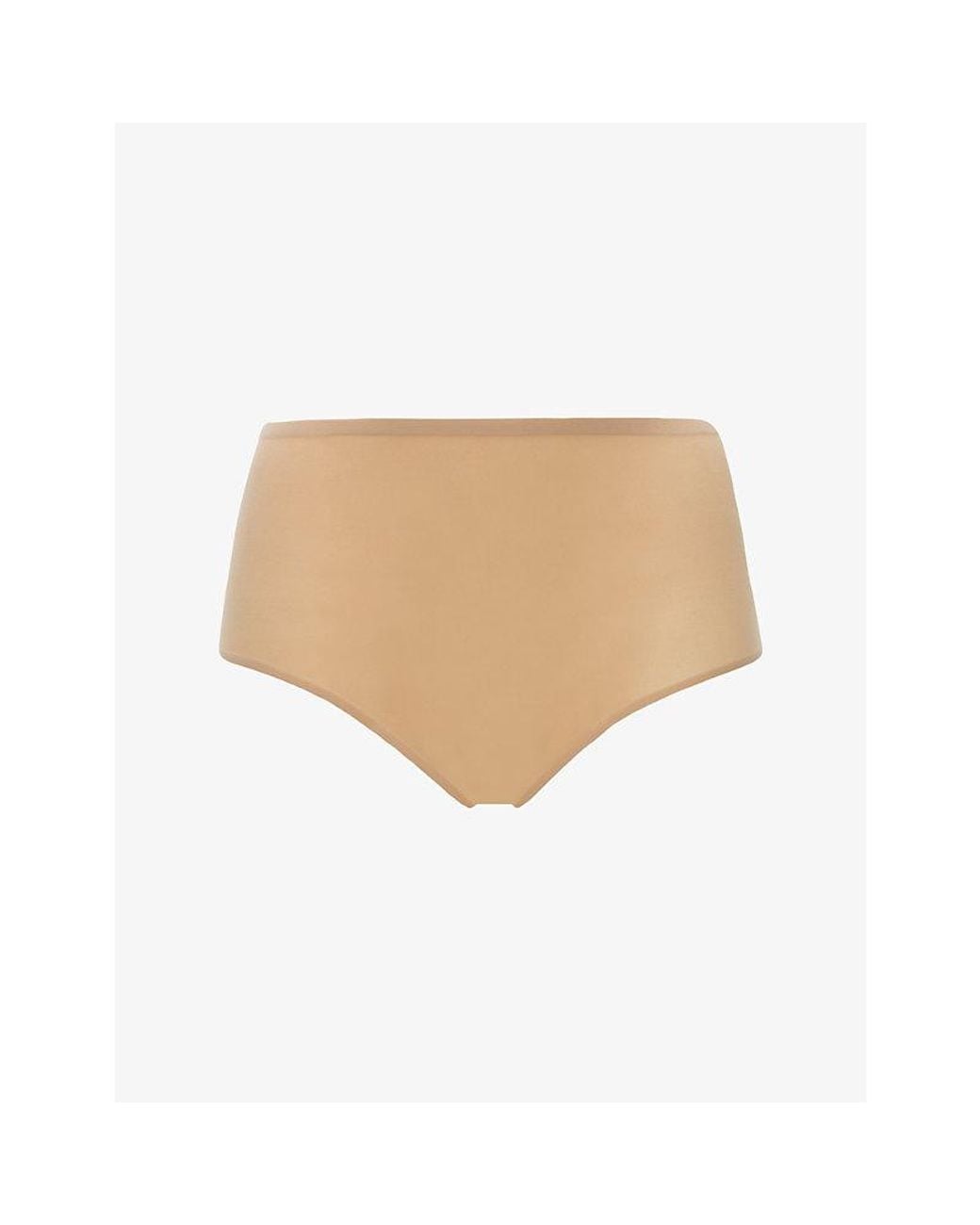 Chantelle White Ladies Cotton Check Soft Stretch Jersey Briefs